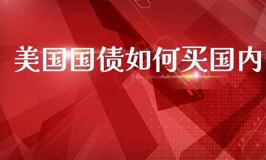 美国国债如何买国内_https://wap.hpmsj.cn_外汇汇率_第1张