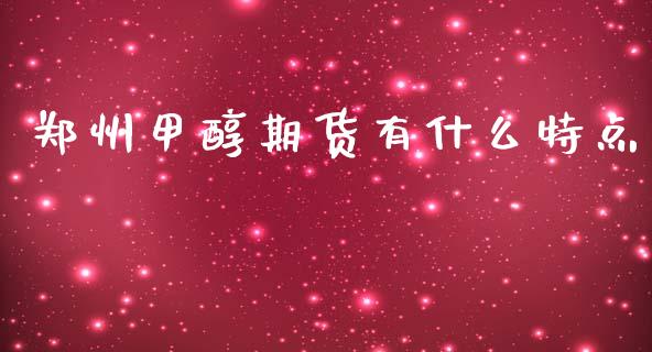 郑州甲醇期货有什么特点_https://wap.hpmsj.cn_债券投资_第1张