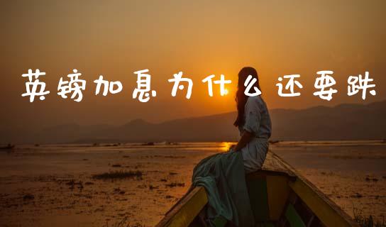 英镑加息为什么还要跌_https://wap.hpmsj.cn_基金分析_第1张