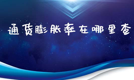通货膨胀率在哪里查_https://wap.hpmsj.cn_期货交易_第1张