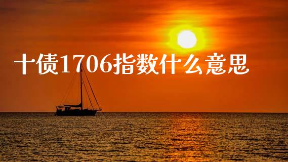 十债1706指数什么意思_https://wap.hpmsj.cn_金融机构_第1张
