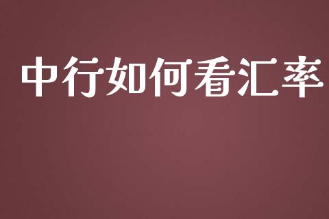 中行如何看汇率_https://wap.hpmsj.cn_金融机构_第1张