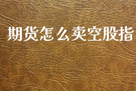 期货怎么卖空股指_https://wap.hpmsj.cn_外汇汇率_第1张
