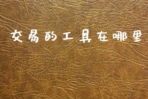 交易的工具在哪里_https://wap.hpmsj.cn_债券投资_第1张