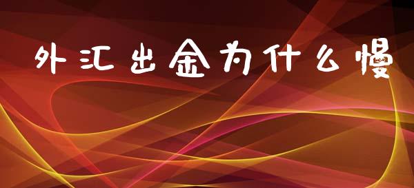 外汇出金为什么慢_https://wap.hpmsj.cn_财经时评_第1张