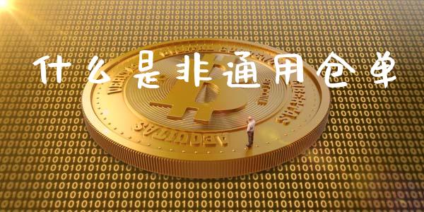 什么是非通用仓单_https://wap.hpmsj.cn_金融机构_第1张