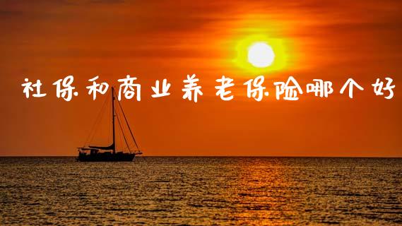 社保和商业养老保险哪个好_https://wap.hpmsj.cn_基金分析_第1张