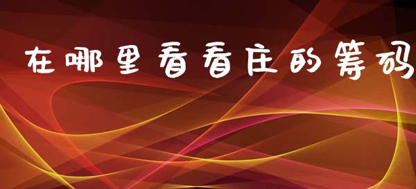 在哪里看看庄的筹码_https://wap.hpmsj.cn_金融机构_第1张