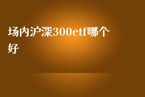 场内沪深300etf哪个好_https://wap.hpmsj.cn_基金分析_第1张
