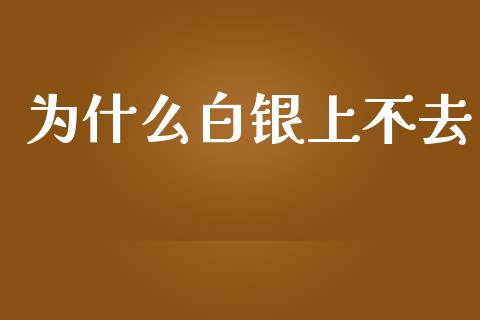 为什么白银上不去_https://wap.hpmsj.cn_金融机构_第1张