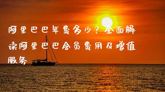 阿里巴巴年费多少？全面解读阿里巴巴会员费用及增值服务_https://wap.hpmsj.cn_外汇汇率_第1张