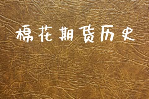 棉花期货历史_https://wap.hpmsj.cn_金融机构_第1张