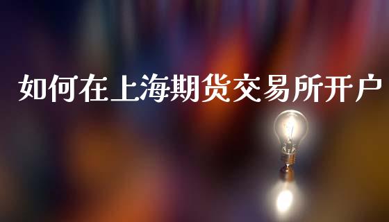 如何在上海期货交易所开户_https://wap.hpmsj.cn_外汇汇率_第1张