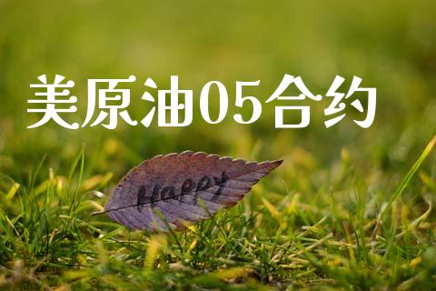 美原油05合约_https://wap.hpmsj.cn_债券投资_第1张