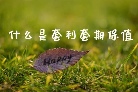 什么是套利套期保值_https://wap.hpmsj.cn_财经时评_第1张