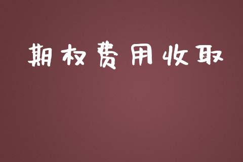 期权费用收取_https://wap.hpmsj.cn_金融机构_第1张