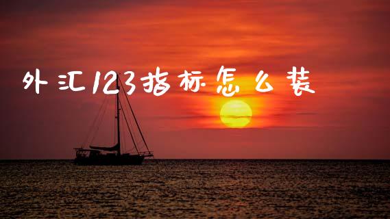 外汇123指标怎么装_https://wap.hpmsj.cn_基金分析_第1张