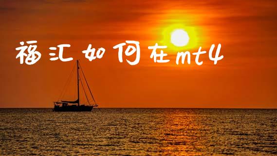 福汇如何在mt4_https://wap.hpmsj.cn_外汇汇率_第1张