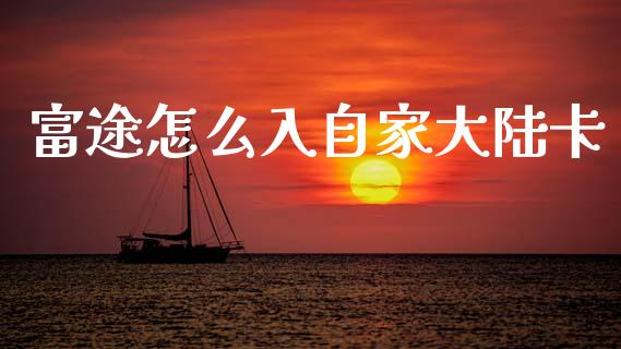 富途怎么入自家大陆卡_https://wap.hpmsj.cn_债券投资_第1张