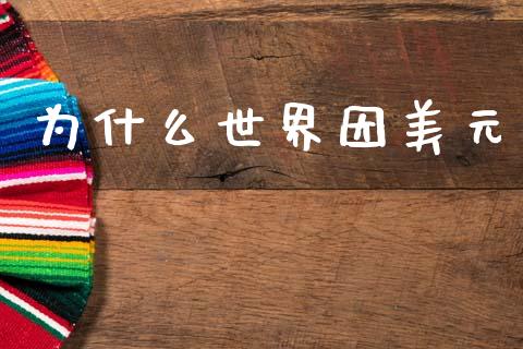 为什么世界因美元_https://wap.hpmsj.cn_基金分析_第1张