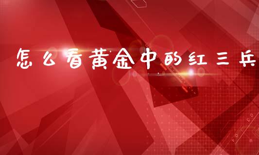 怎么看黄金中的红三兵_https://wap.hpmsj.cn_基金分析_第1张