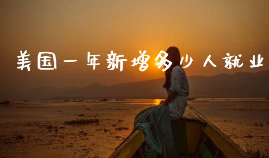 美国一年新增多少人就业_https://wap.hpmsj.cn_债券投资_第1张