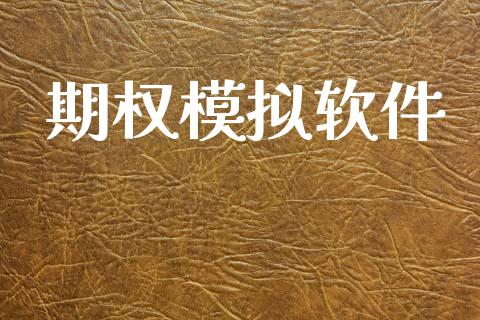 期权模拟软件_https://wap.hpmsj.cn_财经时评_第1张