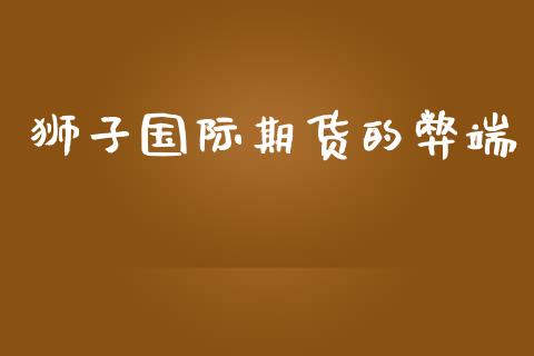 狮子国际期货的弊端_https://wap.hpmsj.cn_基金分析_第1张