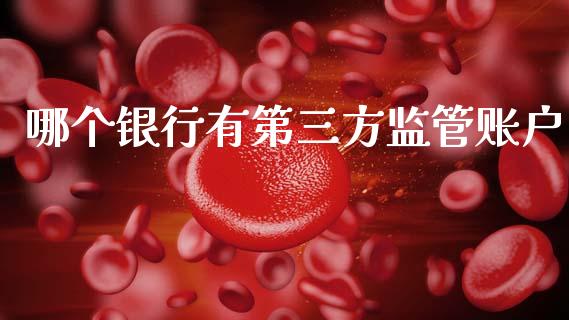 哪个银行有第三方监管账户_https://wap.hpmsj.cn_基金分析_第1张