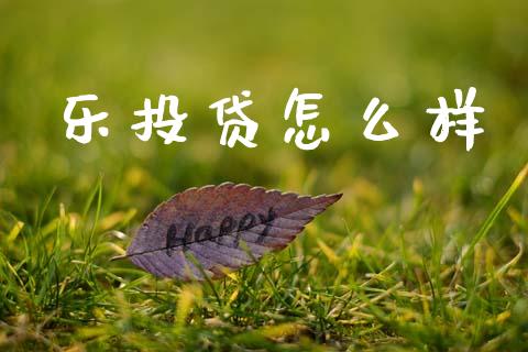 乐投贷怎么样_https://wap.hpmsj.cn_外汇汇率_第1张