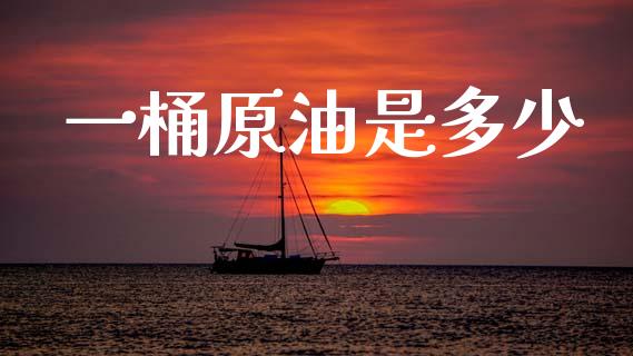 一桶原油是多少_https://wap.hpmsj.cn_财经时评_第1张