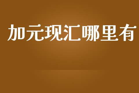 加元现汇哪里有_https://wap.hpmsj.cn_财经时评_第1张