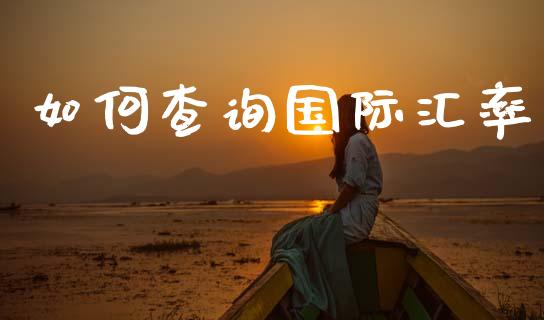 如何查询国际汇率_https://wap.hpmsj.cn_外汇汇率_第1张