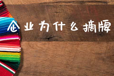企业为什么摘牌_https://wap.hpmsj.cn_财经时评_第1张