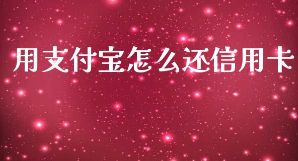 用支付宝怎么还信用卡_https://wap.hpmsj.cn_金融机构_第1张