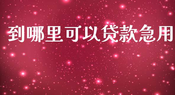 到哪里可以贷款急用_https://wap.hpmsj.cn_基金分析_第1张
