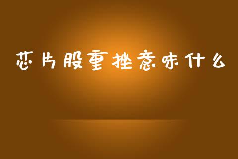 芯片股重挫意味什么_https://wap.hpmsj.cn_基金分析_第1张