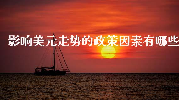 影响美元走势的政策因素有哪些_https://wap.hpmsj.cn_债券投资_第1张