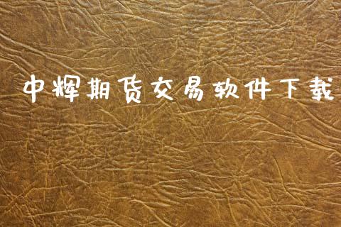 中辉期货交易软件下载_https://wap.hpmsj.cn_外汇汇率_第1张