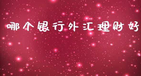 哪个银行外汇理财好_https://wap.hpmsj.cn_金融机构_第1张