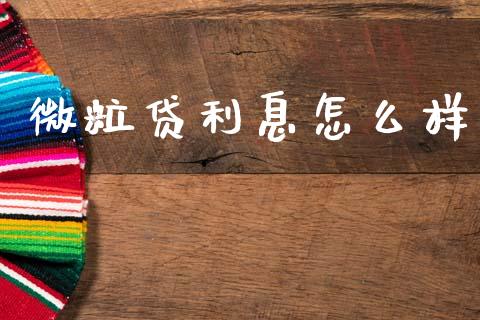 微粒贷利息怎么样_https://wap.hpmsj.cn_金融机构_第1张