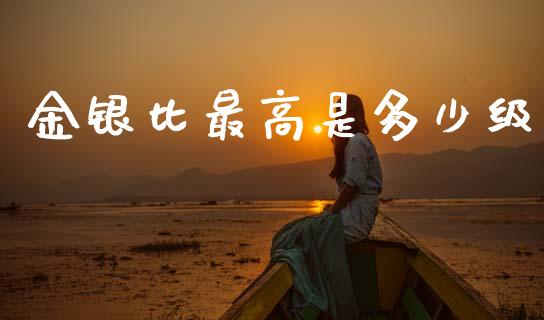 金银比最高是多少级_https://wap.hpmsj.cn_债券投资_第1张