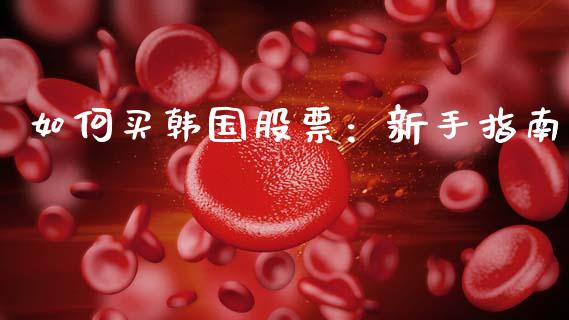 如何买韩国股票：新手指南_https://wap.hpmsj.cn_外汇汇率_第1张