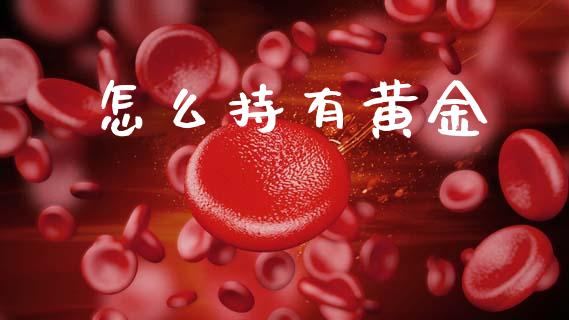 怎么持有黄金_https://wap.hpmsj.cn_债券投资_第1张
