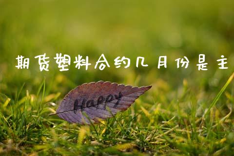 期货塑料合约几月份是主_https://wap.hpmsj.cn_金融机构_第1张