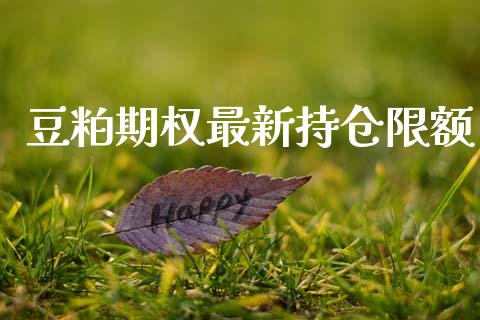 豆粕期权最新持仓限额_https://wap.hpmsj.cn_基金分析_第1张