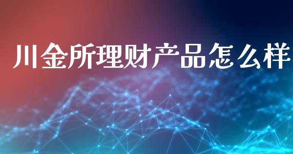 川金所理财产品怎么样_https://wap.hpmsj.cn_外汇汇率_第1张