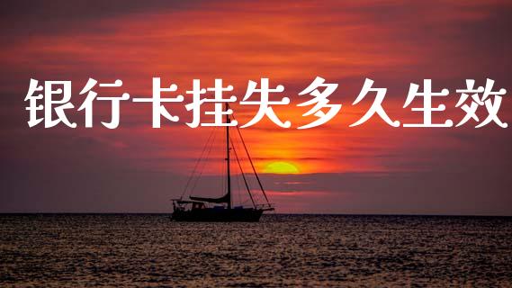 银行卡挂失多久生效_https://wap.hpmsj.cn_财经时评_第1张