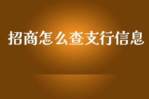 招商怎么查支行信息_https://wap.hpmsj.cn_债券投资_第1张