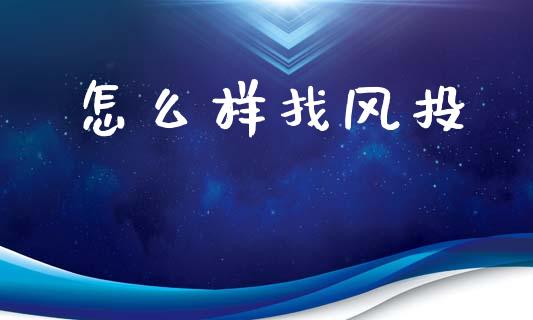 怎么样找风投_https://wap.hpmsj.cn_财经时评_第1张